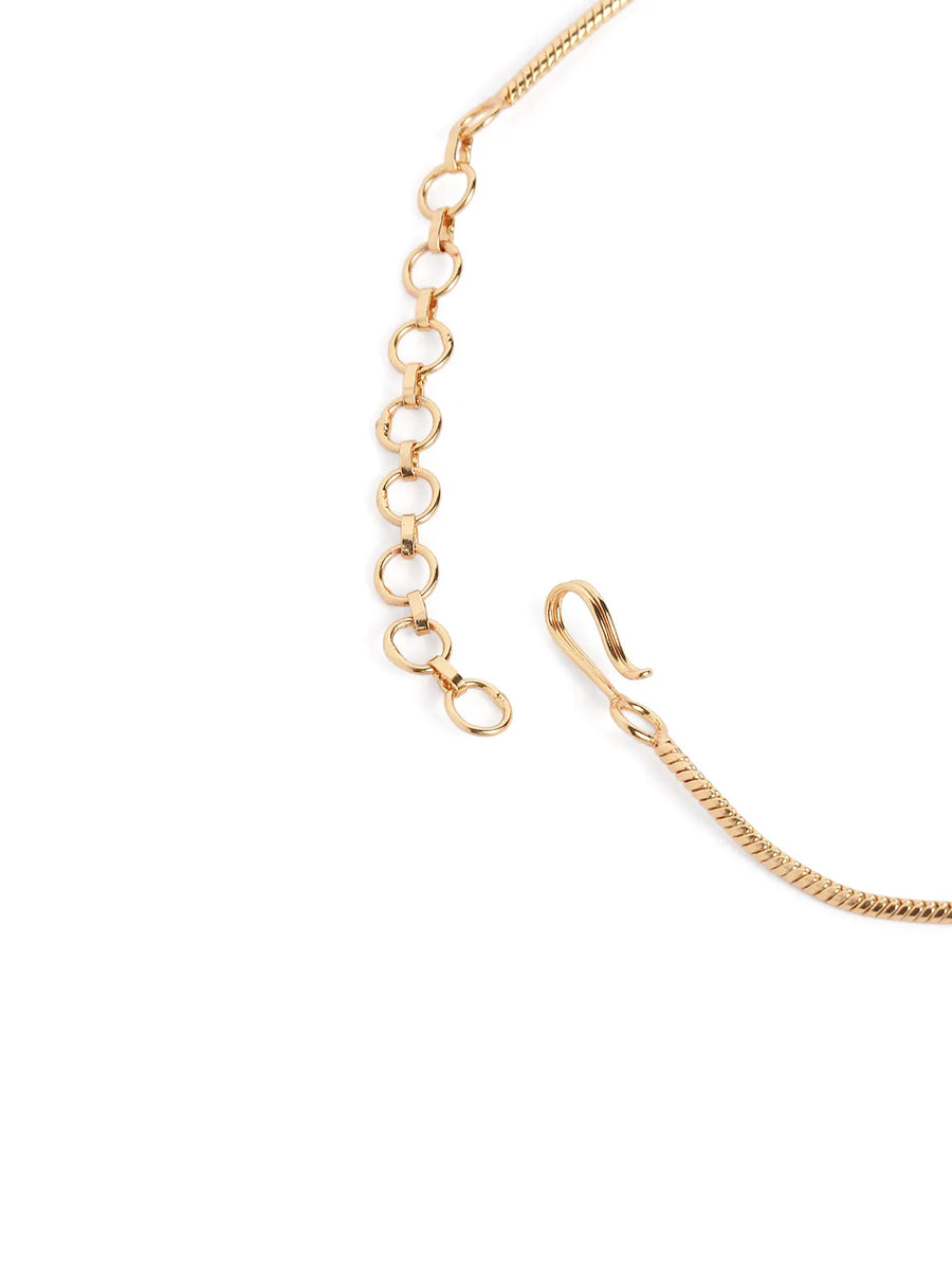 Exquisite Faux Ruby Jhumka Necklace Set