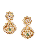 Statement Leaf Motif Necklace Set