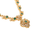 Statement Leaf Motif Necklace Set