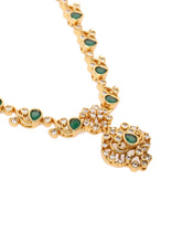 Statement Leaf Motif Necklace Set