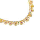 Chic Floral Motif Necklace Set