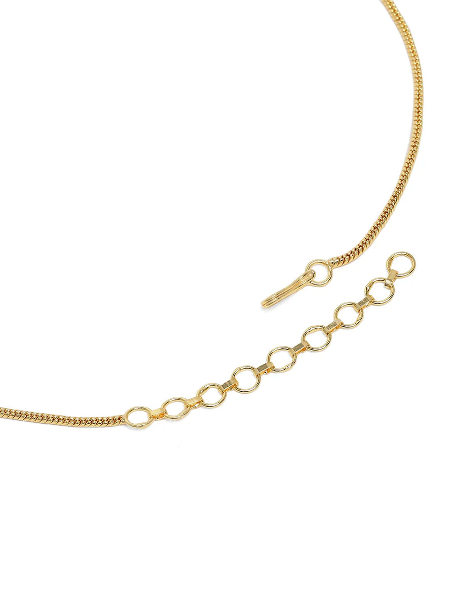 Elegant Emerald Drop CZ Necklace Set