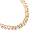 Gleaming Linked Loops Necklace Set