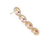 Gleaming Linked Loops Necklace Set
