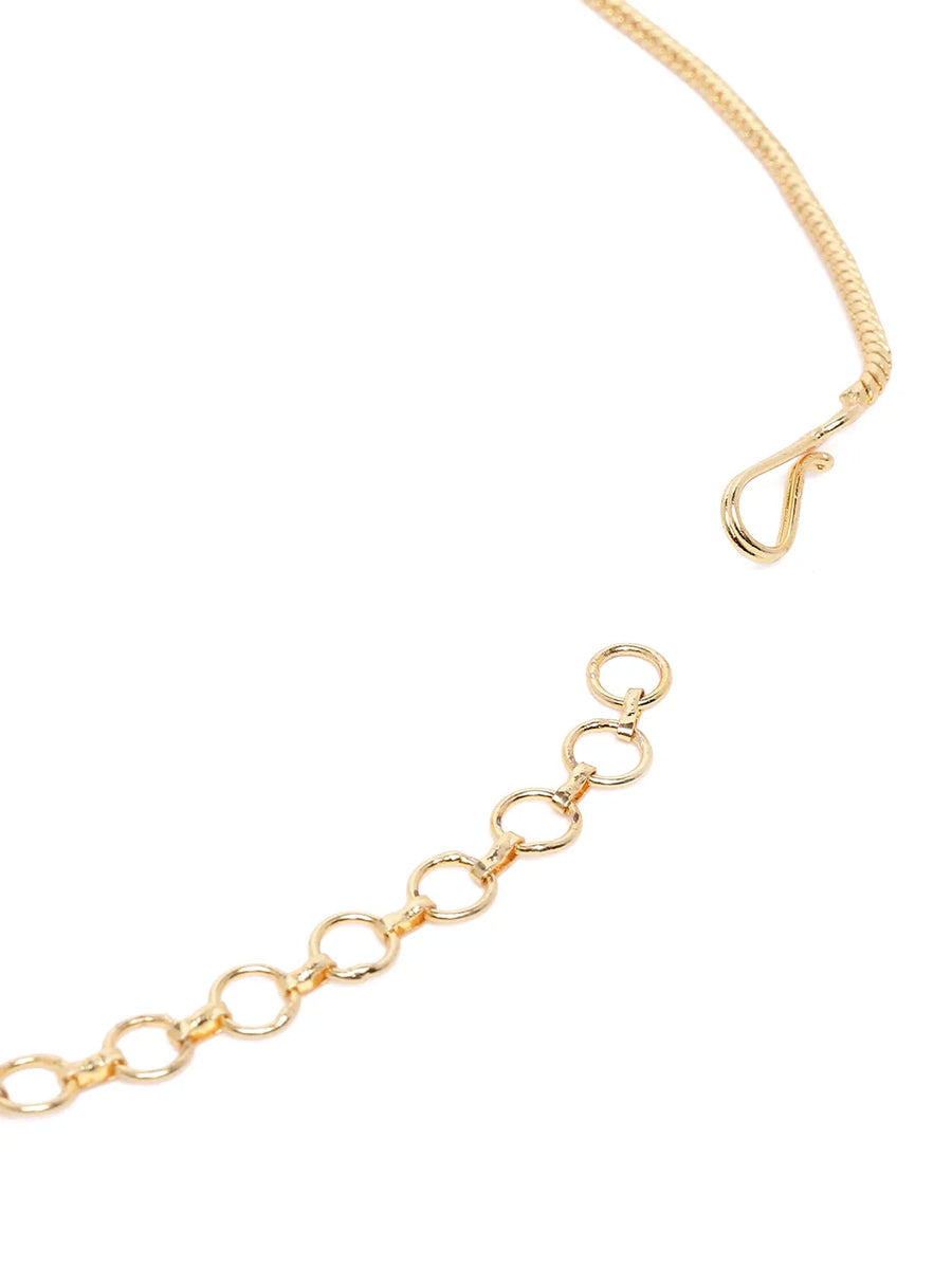 Gleaming Linked Loops Necklace Set