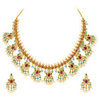 Modern Royal Guttapusalu South Indian Necklace Set