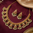 Modern Royal Guttapusalu South Indian Necklace Set