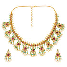 Modern Royal Guttapusalu South Indian Necklace Set