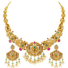Royal South Indian Style Antique Necklace Set