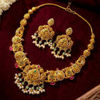 Royal South Indian Style Antique Necklace Set