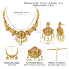 Royal South Indian Style Antique Necklace Set