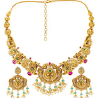 Royal South Indian Style Antique Necklace Set