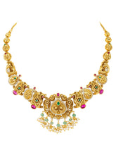 Royal South Indian Style Antique Necklace Set
