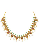 Heirloom Temple Pearl Drop Necklace Set