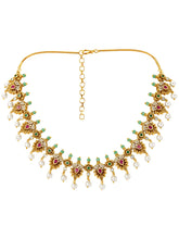 Heirloom Temple Pearl Drop Necklace Set