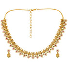 Sacred Lakshmi Temple Necklace Set