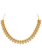 Sacred Lakshmi Temple Necklace Set