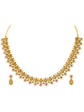 Sacred Lakshmi Temple Necklace Set