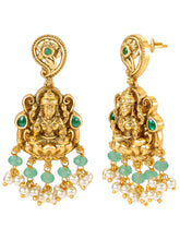 Lakshmi And Kari Motif Temple Necklace Set