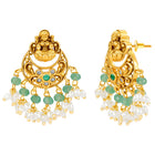 Antique Lakshmi Gold Choker Set with Pearls