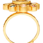 Navratna Chakra SZ Studded Statement Ring