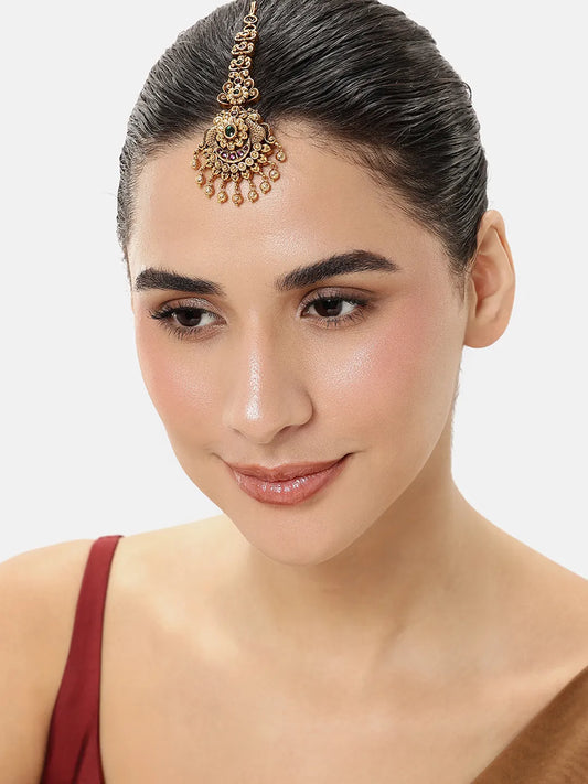 Floral Filigree Design Maangtikka