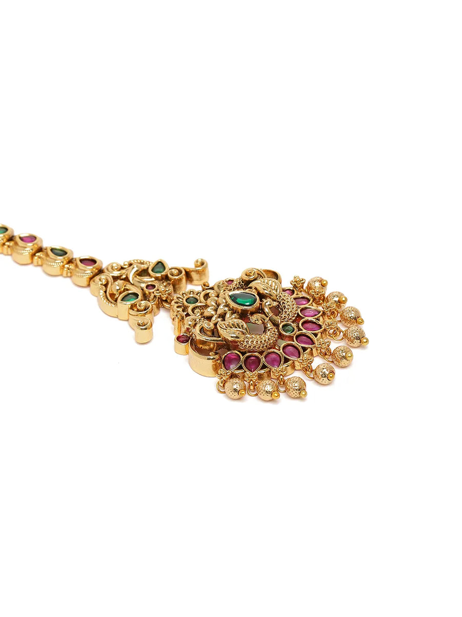 Traditional Grace Faux Ruby Hair Accent