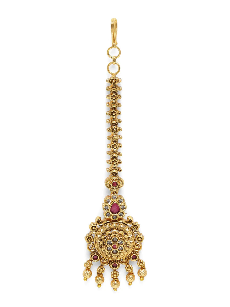 Traditional Filigree Bridal Maang Tikka