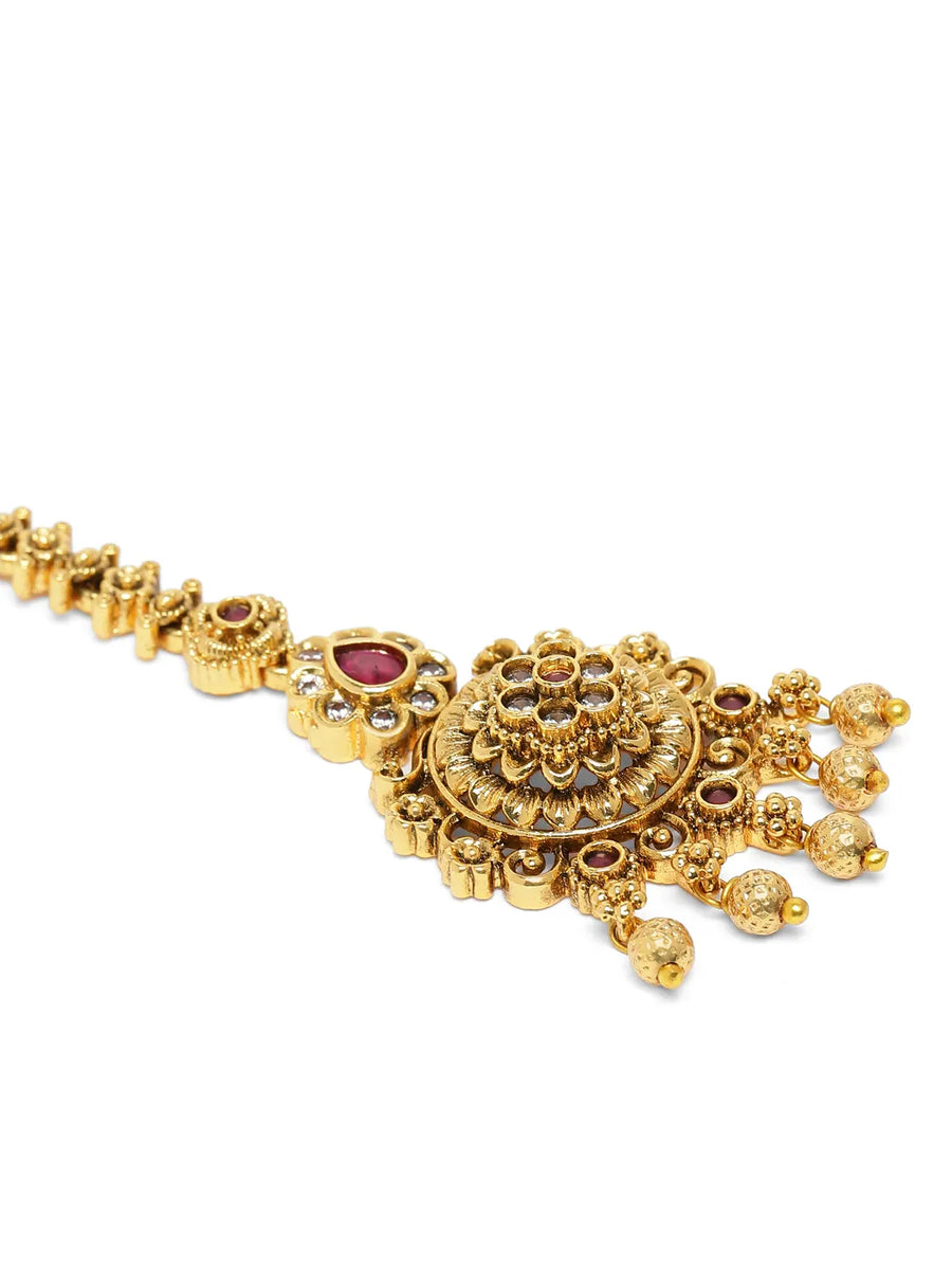 Traditional Filigree Bridal Maang Tikka