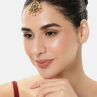 Graceful Pearl Dangle Gold Maangtikka
