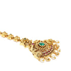 Graceful Pearl Dangle Gold Maangtikka