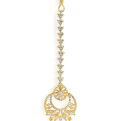 Celestial Glow CZ Stone Maang Tikka