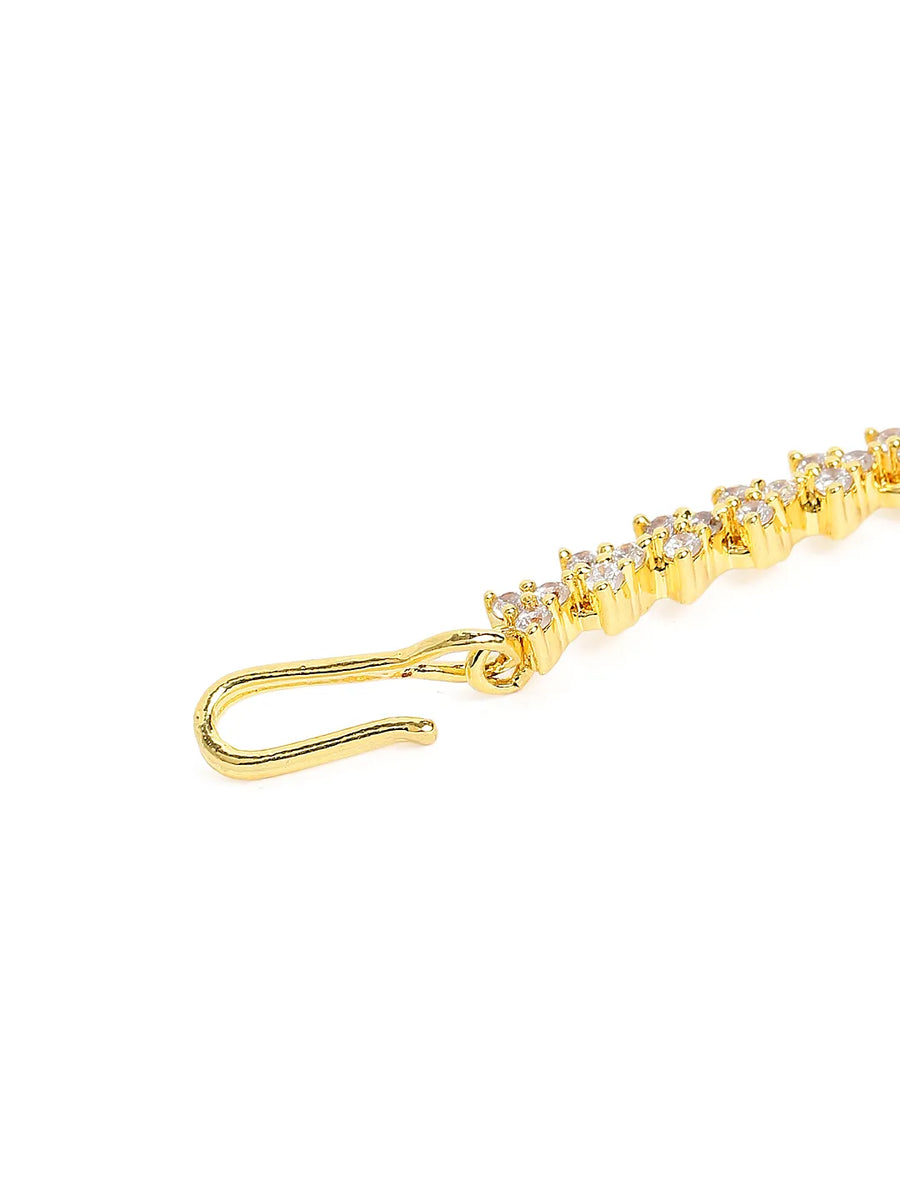 Celestial Glow CZ Stone Maang Tikka