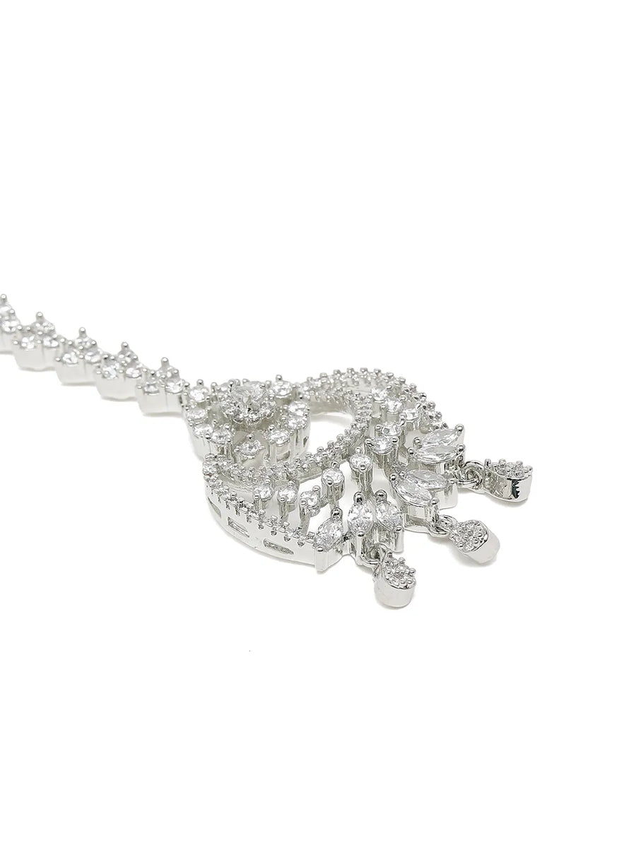 Glamorous Crystal Bridal Maang Tikka