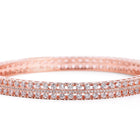 Timeless Radiance Sparkle Kada Set - Rose Gold