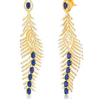 Studded Drop Earrings – Elegant Sparkle for Every Look | Peora