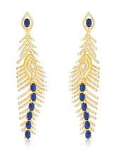 Studded Drop Earrings – Elegant Sparkle for Every Look | Peora