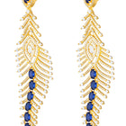 Studded Drop Earrings – Elegant Sparkle for Every Look | Peora
