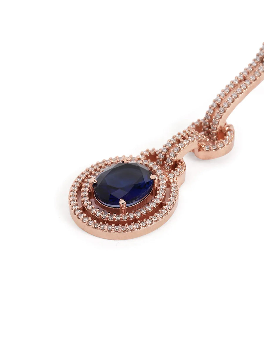 Luxury Crystals Oval Link Earrings