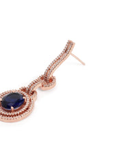 Luxury Crystals Oval Link Earrings