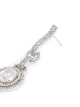 Luxury Crystals Oval Link Earrings