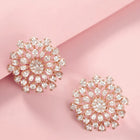 Sparkling Blossom Stud Earrings