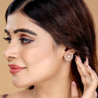 Sparkling Blossom Stud Earrings