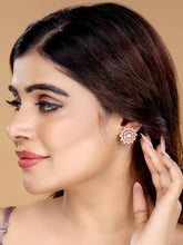 Sparkling Blossom Stud Earrings