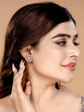 Sparkling Blossom Stud Earrings