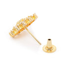 CZ Stud Earrings – Sparkling & Elegant Designs | Peora