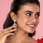 Sparkling Spiral Drop Earrings
