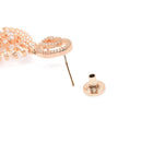 Sparkling Spiral Drop Earrings