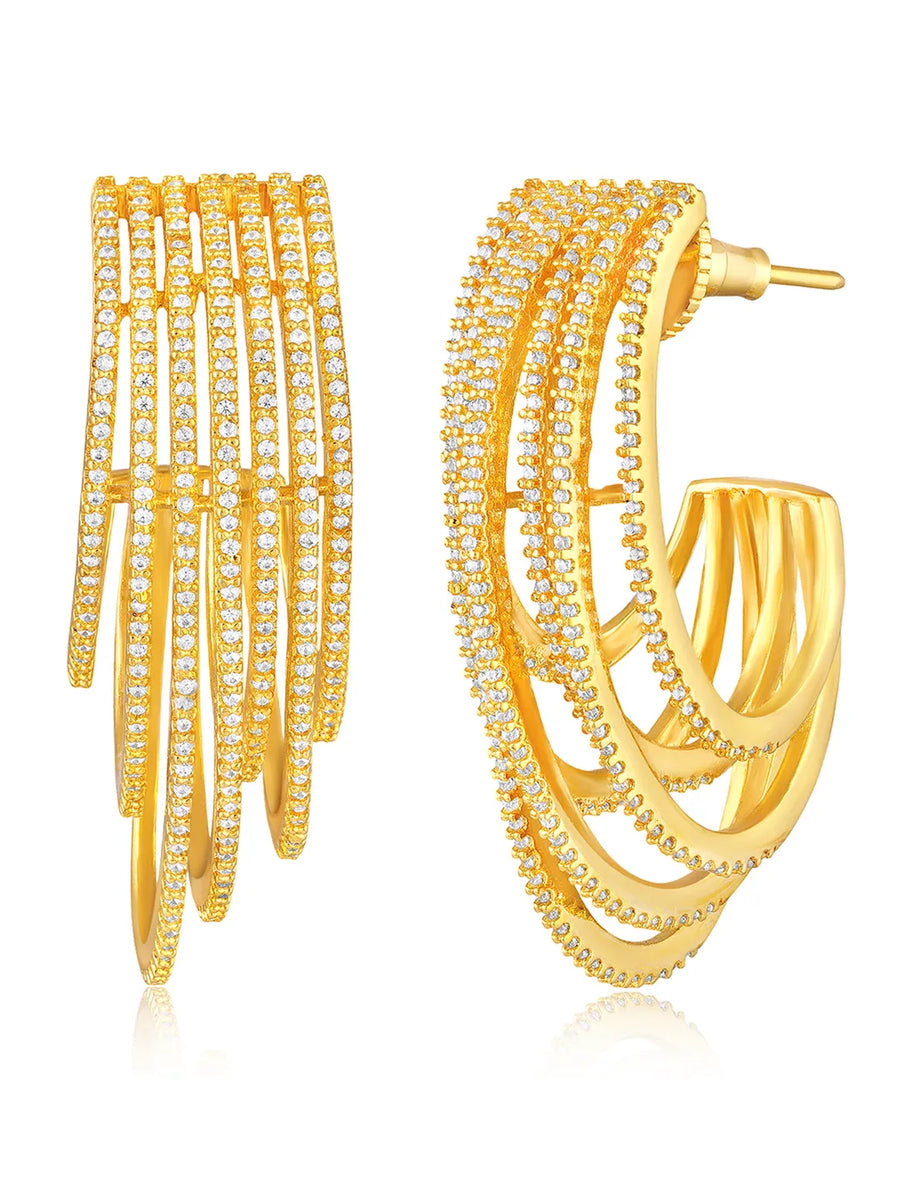 Layered Drop Earrings – Elegant & Statement Styles | Peora