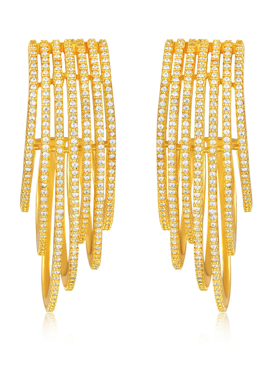 Layered Drop Earrings – Elegant & Statement Styles | Peora